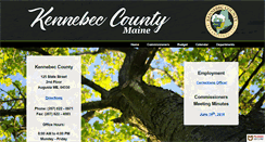 Desktop Screenshot of kennebeccounty.org